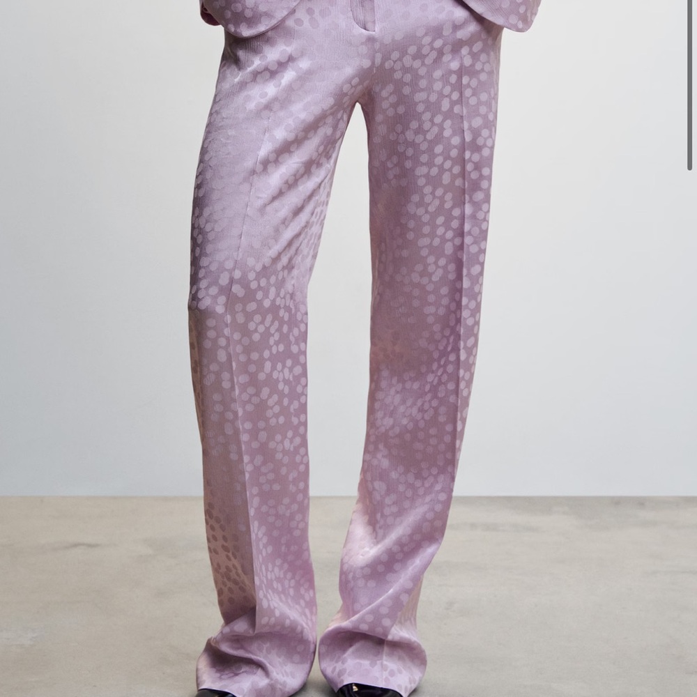 Mango Lilac trousers
